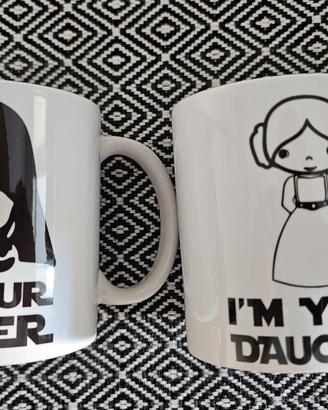 Coppia tazze Star Wars I'm Your Father/Daughter