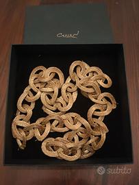 Collana in oro vegetale