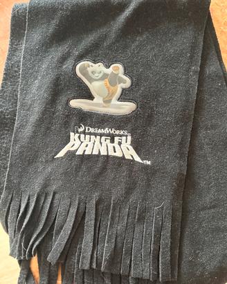 Sciarpa   Bambini in pile nero Kung Fu Panda