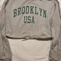 Felpa corta Bershka Brooklyn USA tg. XS