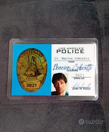 Tesserino LAPD Marion Cobretti