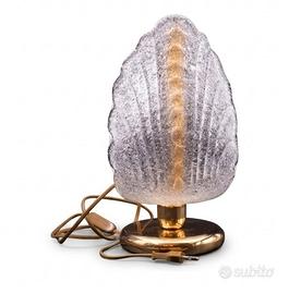 Coppia lampade in vetro di Murano 