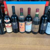 Lotto di vecchie bottiglie di vino n 45