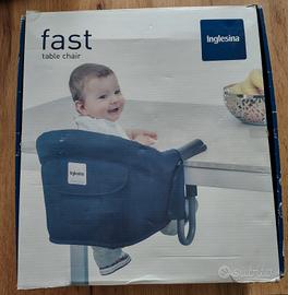 seggiolino da tavolo inglesina blu