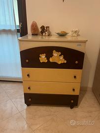 Mobile fasciatoio con specchio