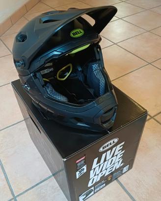 casco mtb bell super dh taglia M