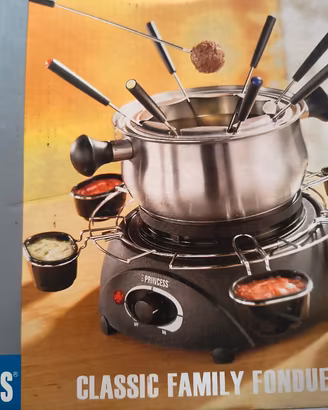 Set Fonduta Elettrico PRINCESS - NUOVO MAI USATO 