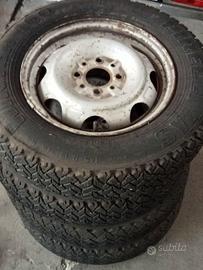 4 GOMME + 4 CERCHI   PANDA 4 X4  MITICA