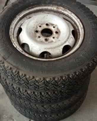 4 GOMME + 4 CERCHI   PANDA 4 X4  MITICA