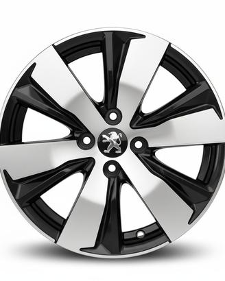 4 Cerchi da 16' in Lega - Peugeot - 2008 406
