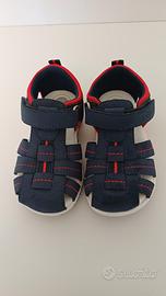 Sandali bambino Chicco numero 23 blu e rossi