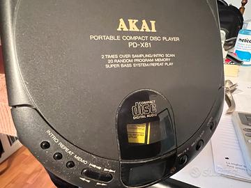 AKAI MPD-X81 lettore cd compatto portatile
