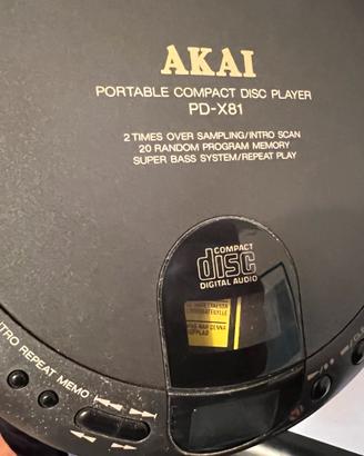 AKAI MPD-X81 lettore cd compatto portatile