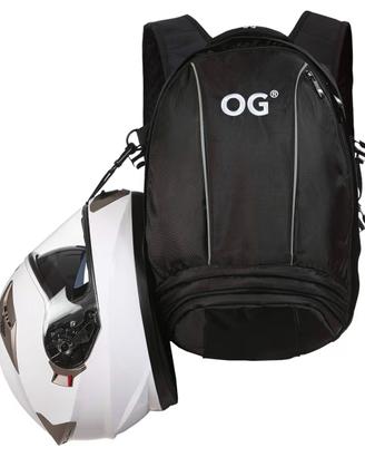 Og original zaino moto 25l portacasco impermeabile