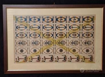 stampa d'epoca carte da gioco 