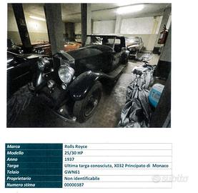 Rolls Royce anno 1937 molto rara 