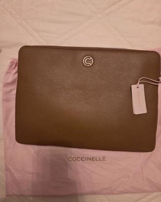 porta tablet documenti  in vera pelle coccinelle 