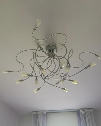 Lampadario  stile moderno e bayour cordinate.