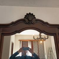 Set Camera Barocco Piemontese in Noce da restaurar