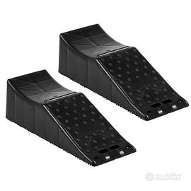 Rampa di Accesso Auto 2 Pz Rampa a Basso Profilo