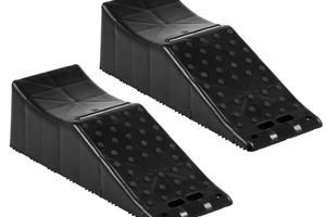 Rampa di Accesso Auto 2 Pz Rampa a Basso Profilo