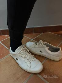 Scarpe Lacoste bianche uomo – sneakers in pelle 45