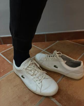Scarpe Lacoste bianche uomo – sneakers in pelle 45
