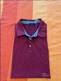 Polo Uomo Doppelgänger Bordeaux TG XXL - Come nuov