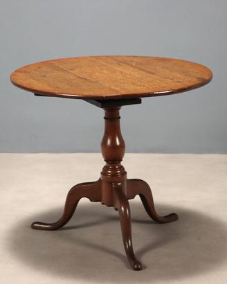 Tavolino a Vela in Rovere - Metà XIX Secolo