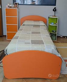 Letto singolo con materasso