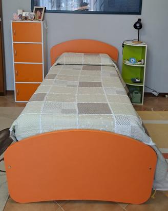 Letto singolo con materasso