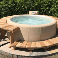 Panchina rotonda per piscine Softub (da montare)