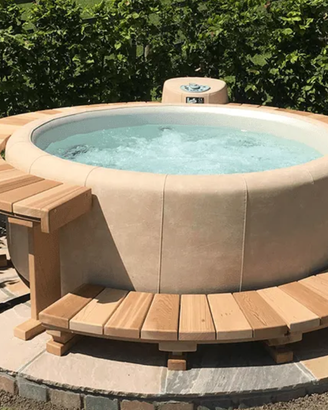 Panchina rotonda per piscine Softub (da montare)