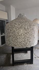 forno pizza legna e gas modello vesuvio 