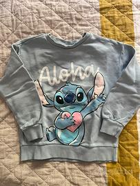 Felpa 5-6 anni stampa Stitch