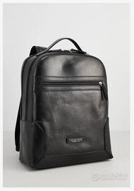 Zaino The Bridge vera pelle nera - Made in 