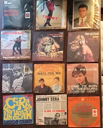 vinile 45 giri AAVV vintage e anche rari