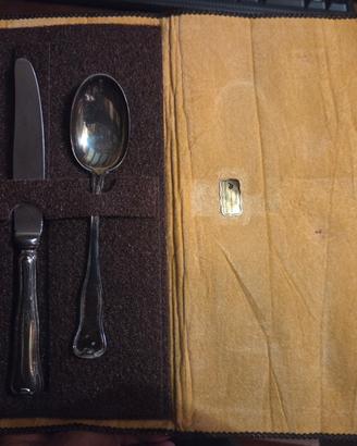 Set posate bimbo in argento