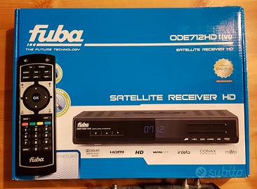 DECODER SATELLITARE TV SAT FUBA MOD.ODE712HD-TIVU