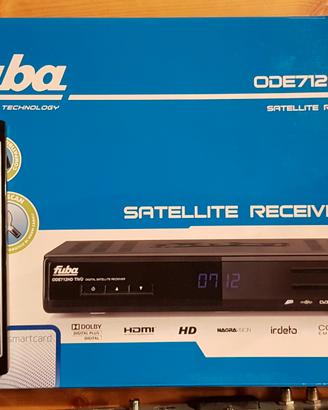 DECODER SATELLITARE TV SAT FUBA MOD.ODE712HD-TIVU