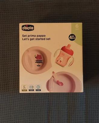 Set prima pappa Chicco rosa