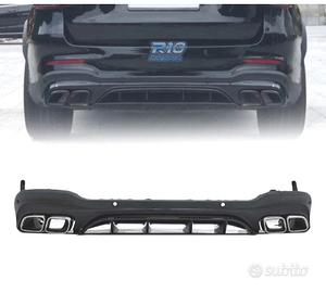 DIFUSORE MERCEDES GLC X253 SUV 19-22 LOOK AMG GLC6