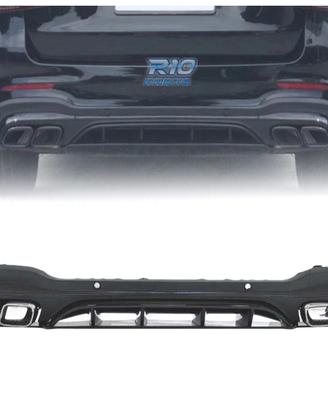 DIFUSORE MERCEDES GLC X253 SUV 19-22 LOOK AMG GLC6