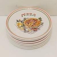 Servizio n.7 piatti pizza in porcellana Ø 28 cm