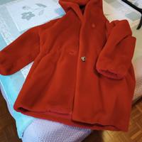 giaccone donna pelliccia sintetica con cappuccio 