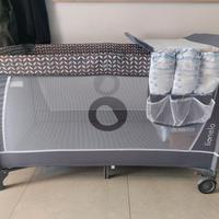 Lettino da campeggio con fasciatoio Lionelo Flower