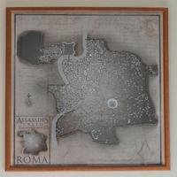 Mappa di Roma + Cornice | Assassin's Creed Brother