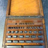 Set completo blocchetti di riscontro CARY Le Locle