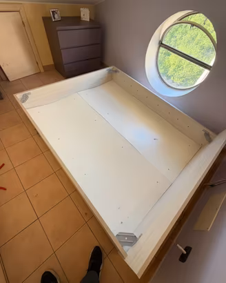 Vendi letto matrimoniale contenitore e rete