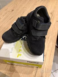 Primigi scarpe da bambino blu con strap TG.25